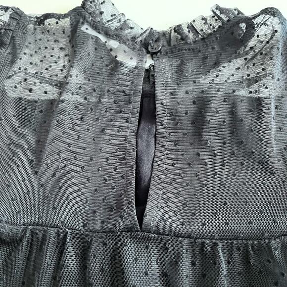 NEXT Girls Black Tiered Mesh Tulle Dress – Size 12-13 - Picture 7 of 10